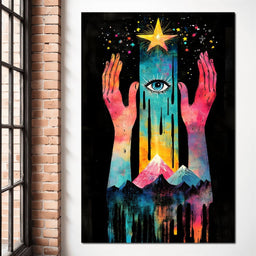 Celestial Visionary Voyage - NicheCanvas