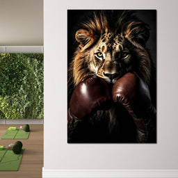 Lionheart Pugilist - NicheCanvas