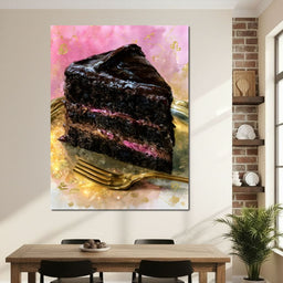 Decadent Slice Of Midnight - NicheCanvas
