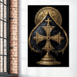 Gilded Faith Of The Spades - NicheCanvas