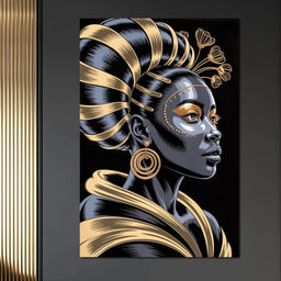 The Gilded Goddess - TooplesArt - NicheCanvas