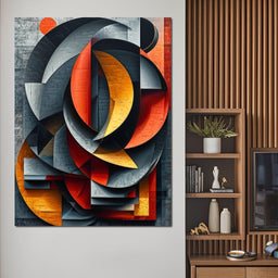 Colorful Modern Art 038 - Johanjjf - NicheCanvas