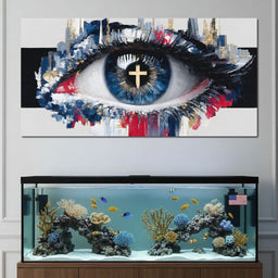 Vision of the Golden Cross - NicheCanvas