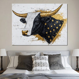 Golden Stars Majesty - NicheCanvas