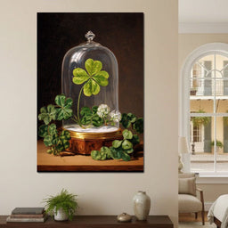 Lucky Clover Glass Dome - NicheCanvas