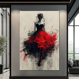 Flame of the Midnight Dance - NicheCanvas