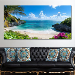 Tropical Horizon Delight - NicheCanvas