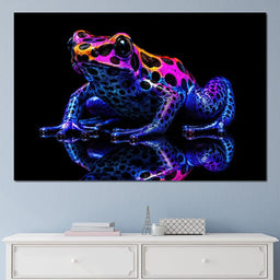 Electric Dart Frog - TooplesArt - NicheCanvas