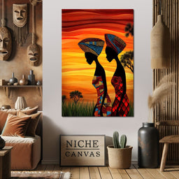 Sisters of the Savannah - TooplesArt - NicheCanvas