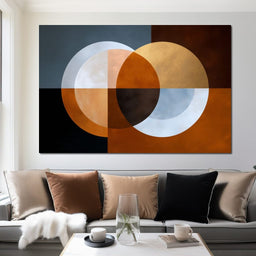Mid Century Geometric Orbits - NicheCanvas