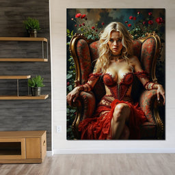 Female Portrait 329 - Johanjjf - NicheCanvas