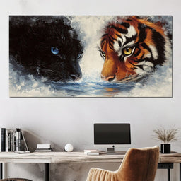 Feline Reflection Harmony - NicheCanvas