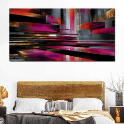 Vibrant Rhythms of Reflection - NicheCanvas