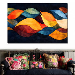 Vibrant Tides of Expression - NicheCanvas