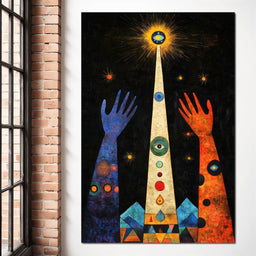 Celestial Ascent Visions - NicheCanvas