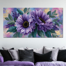 Lavender Blooms Radiance - NicheCanvas
