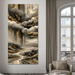 Gilded Rivers Of Lost Time - NicheCanvas