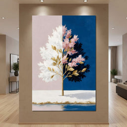 Dual Seasons Golden Blossom - NicheCanvas
