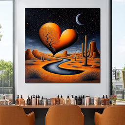 Heart of the Desert - TooplesArt - NicheCanvas