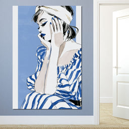 Clear Blue Sky Vacation Reverie - NicheCanvas