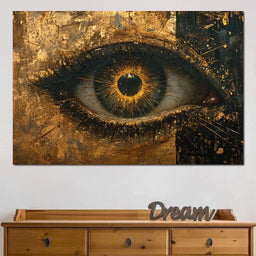  Golden Glimpse Into the Soul B - NicheCanvas