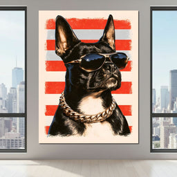 Coolest Canine On The Block - NicheCanvas