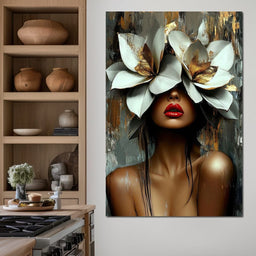 Golden Petals Revelation - Cole Williams - NicheCanvas