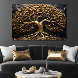 Golden Tree Haven - NicheCanvas