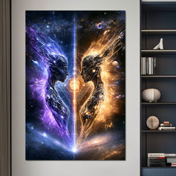 Dual Entities Of The Expanding Void - NicheCanvas