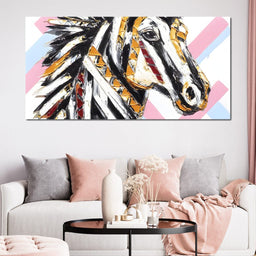 Energetic Equine Vibrance - Alicia Smith - NicheCanvas