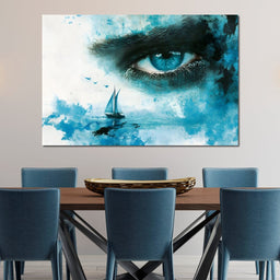 Wanderer's Oceanic Vision - NicheCanvas