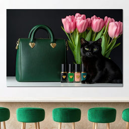 Emerald Elegance Ensemble - NicheCanvas