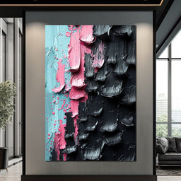 Sable Petals on Aquatic Breeze - NicheCanvas