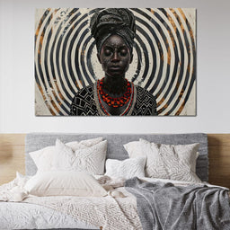Spirals of Serenity Queen - Sakeem Gibbs - NicheCanvas