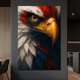 Majestic Gaze of Freedom - NicheCanvas