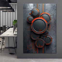 Colorful Modern Art 066 - Johanjjf - NicheCanvas