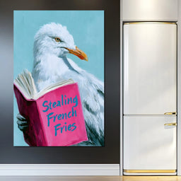 A Gull Studies The Culinary Arts - NicheCanvas