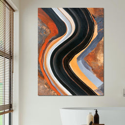 Where Liquid Stone Meets Metal - NicheCanvas
