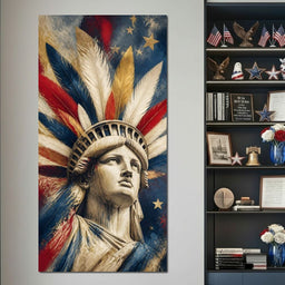Sovereign Plume of Liberty - NicheCanvas