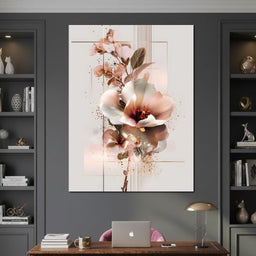 Delicate Petals Radiant Calm - NicheCanvas