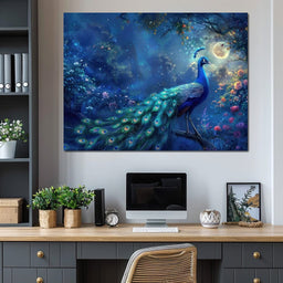Peacock's Splendour - TooplesArt - NicheCanvas