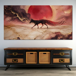 Gold Vein Fox Spirit - NicheCanvas