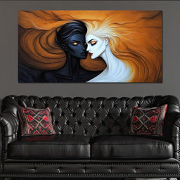 Love in Contrast - TooplesArt - NicheCanvas