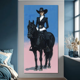 Midnight Rider Elegance - NicheCanvas
