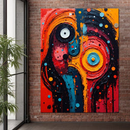 Colorful Modern Art 068 - Johanjjf - NicheCanvas