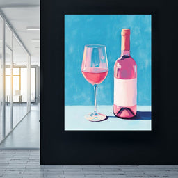 Rosé Reflections of Summer - NicheCanvas