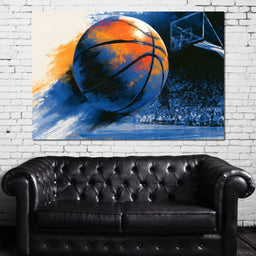 Flight of the Basketball - NicheCanvas