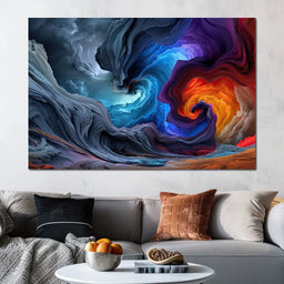 Elemental Swirls - TooplesArt - NicheCanvas