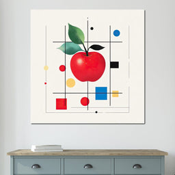 Geometric Harvest Delight - NicheCanvas