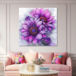 Purple Petal Parade - TooplesArt - NicheCanvas